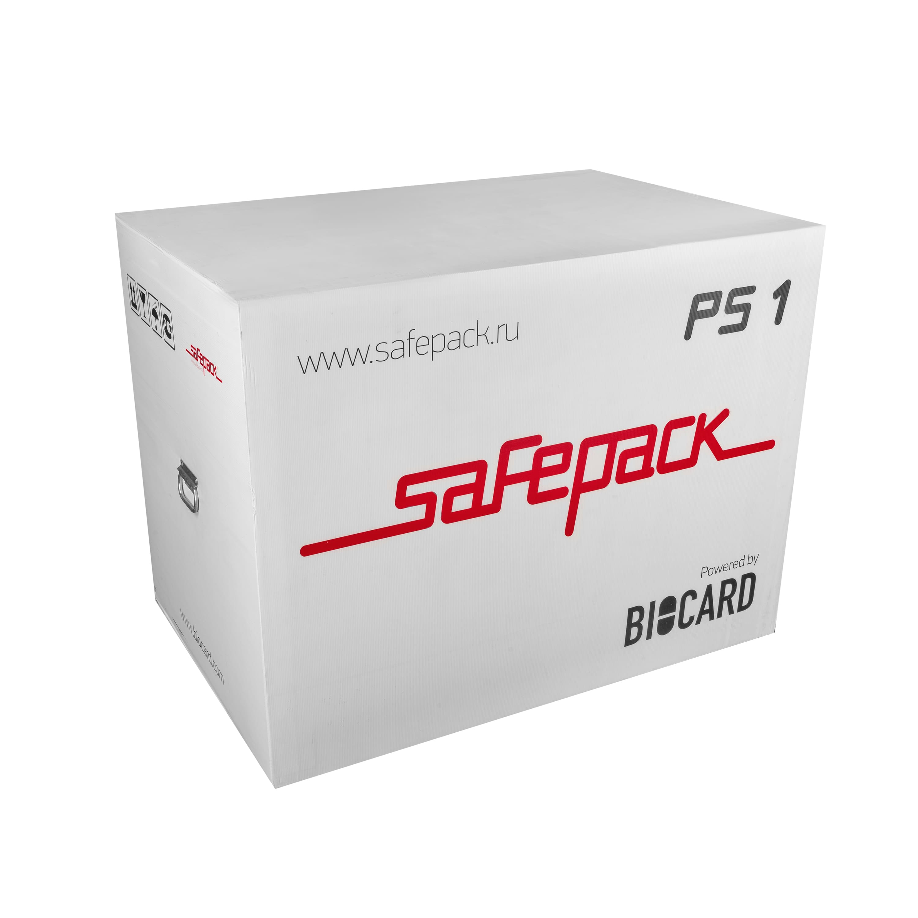 Термоконтейнер Biocard SafePack PS 1 для хранения и перевозки медицинских и термозависимых грузов в гофрокоробе