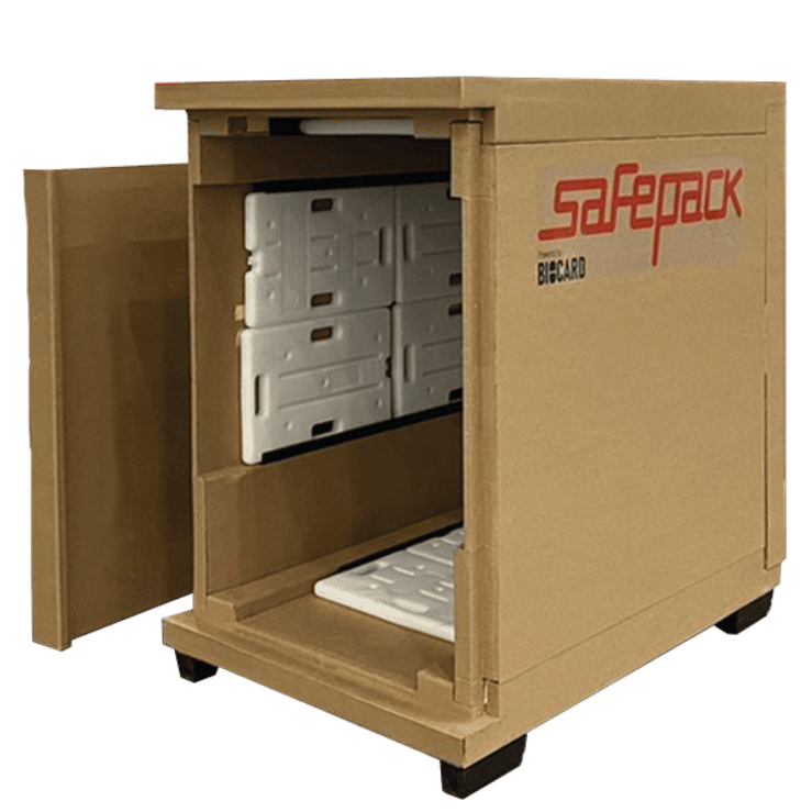 Фармацевтический термоконтейнер Safepack XL. Для перевозки медикаментов, вакцин, биоматериалов. Многоразовый. Купить в Москве 